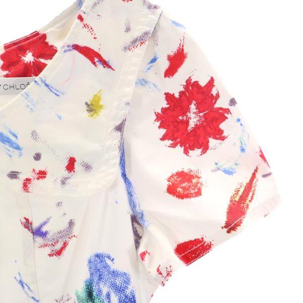 SEE BY CHLOE Overall handle Short sleeve one piece USA2 Back zip Women Used