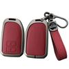 Ontto Toyota Smart Key Case, Key Holder, Aluminum Alloy, Leather, Key Cover, Hiace 200