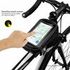 Durable Waterproof Bicycle Cycling Bike Front Top Tube Frame Bag With Tpu Touch Screen Phone Holder Case