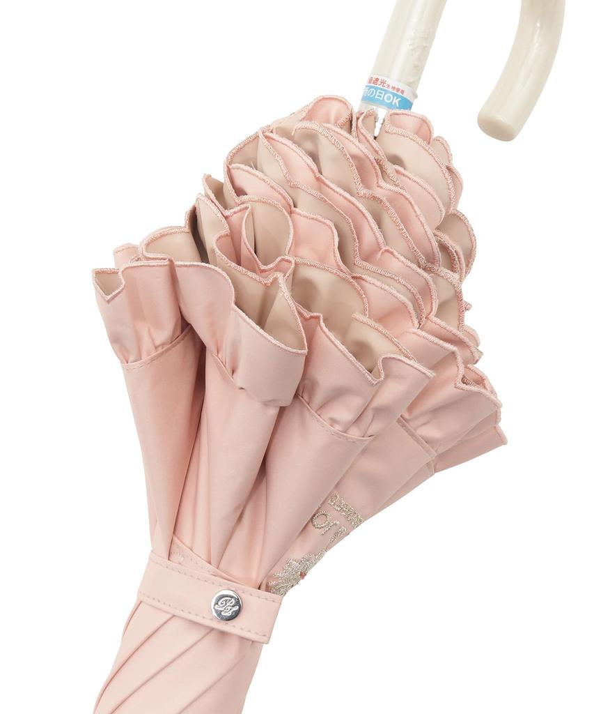 Moonbat Long Rain or Light Heat UV Scarf Pink [Paul & Joe] Women's Parasol, Shine, First-Class Blocking, Shielding, Protection, Frill, 22-113-12134-06