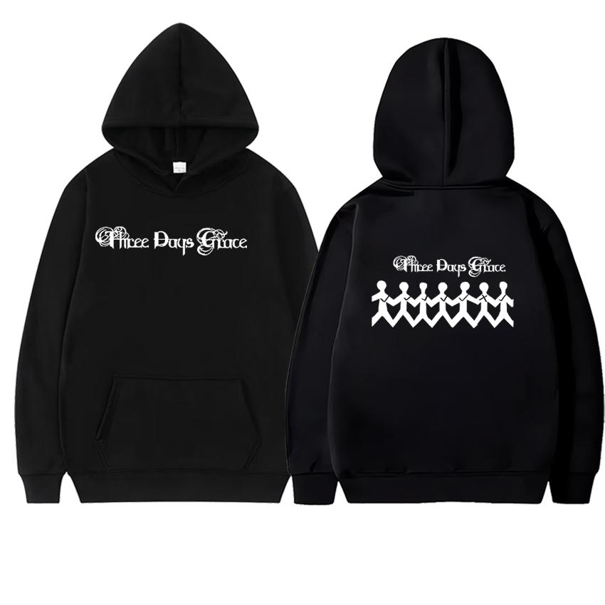 

Худи из альбома Three Days of Grace, двусторонний флис, осенне-зимний пуловер, мужской, женский, с длинным рукавом 3XL