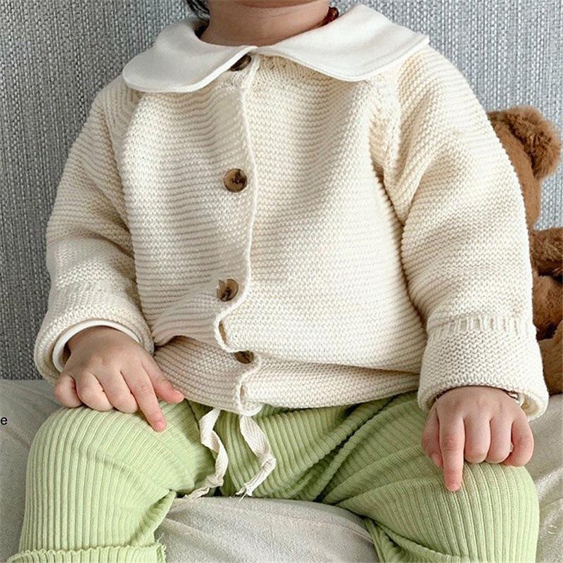 Spring & Autumn Knitted Cardigan for Kids - Boys' & Girls' Round Neck Sweater for Infants & Toddlers