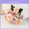 Flower Simulation Rose Dining Table Living Room Decoration Props Fake Flowers