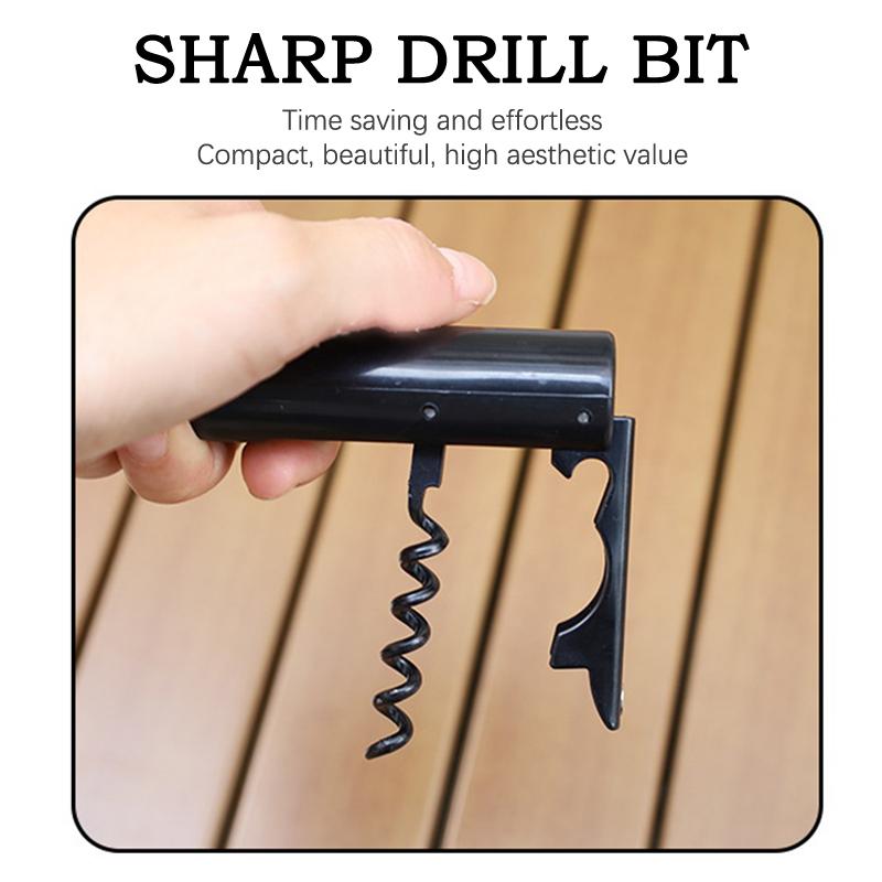 Safety Air Pump Wine Bottle Opener With Foil Cutter Wine Stainless Steel Pin Wine Air Pressure Cork Remover