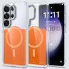For Magsafe Wireless Charge Phone Case for Samsung Galaxy S26 Plus S25 FE S24 S23 S22 S26 Ultra Magnetic Acrylic Clear Cover
