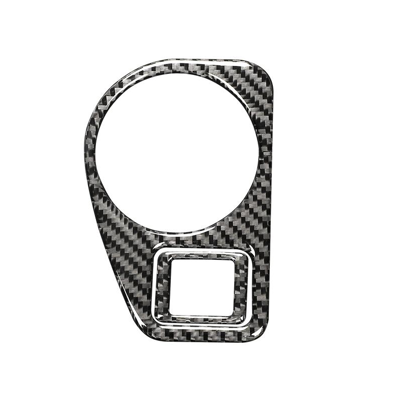 For Volkswagen Golf 7 Gti Mk7 2013- Carbon Fiber Auto Headlight Switch Decoration Frame Cover Trim Sticker Car Accessories