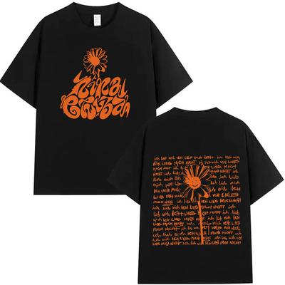 Singer Nina Chuba Tour 2025 New Album T-shirt Men Women Hip Hop Oversized Cotton T Shirts Vintage Aesthetic Short Sleeve T Shirt