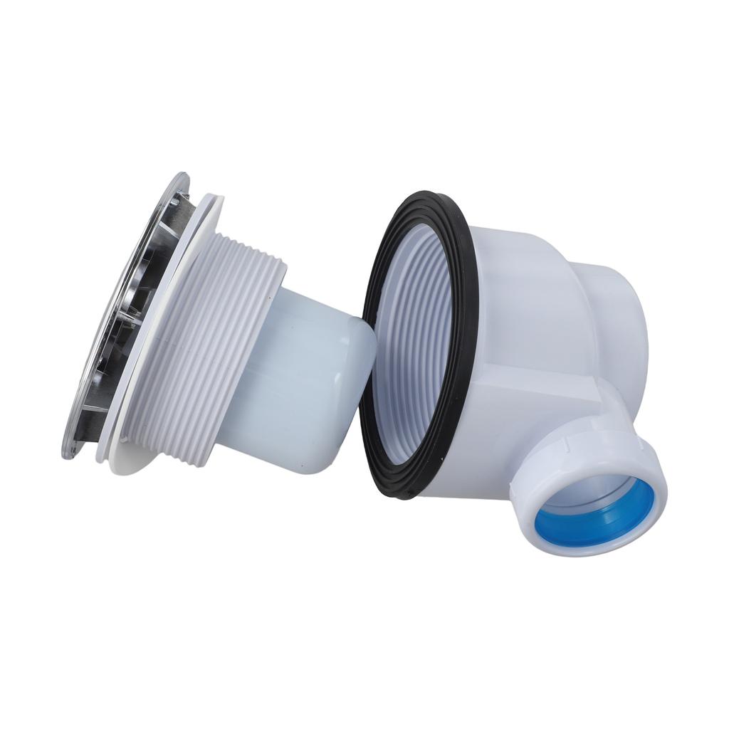 Modern Bathroom Decor Shower Tray Waste Trap Easy Clean Shower Strainer Accessory Easy Cleaning Trap Compact Size