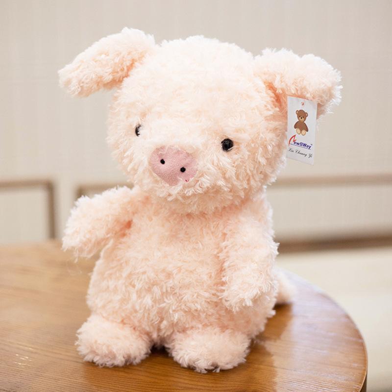 

Очаровательная милая маленькая свинка и кролик плюшевая игрушка для детей мягкая набивная кукла животное Pink Pig,20cm