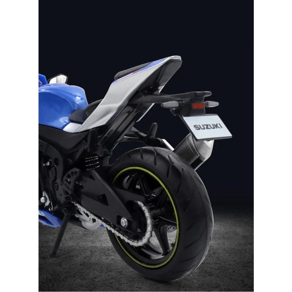 1/12 Scale Suzuki GSX-R1000R Alloy Racing Motorcycle Model Diecast Street Cross-Country Motorcycle Model High Simulation