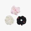 PINK PINEAPPLE ROSE CHIFFON SCRUNCHIE_MIX
