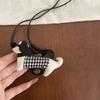 Multifunctional Pet Sunglasses Chain Necklace Lightweight Leather Accessory Long Sweater Chain For Daily Wear