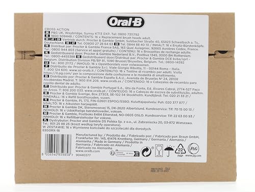 Braun Oral-B Sensitive Clean Soft Ultra-Fine Bristles Replacement Brush Set, 12 Brushes, EB60X-12