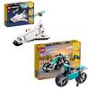31134 Creative 3 In 1 Series Space Shuttle Building Blocks For Kids And Girls