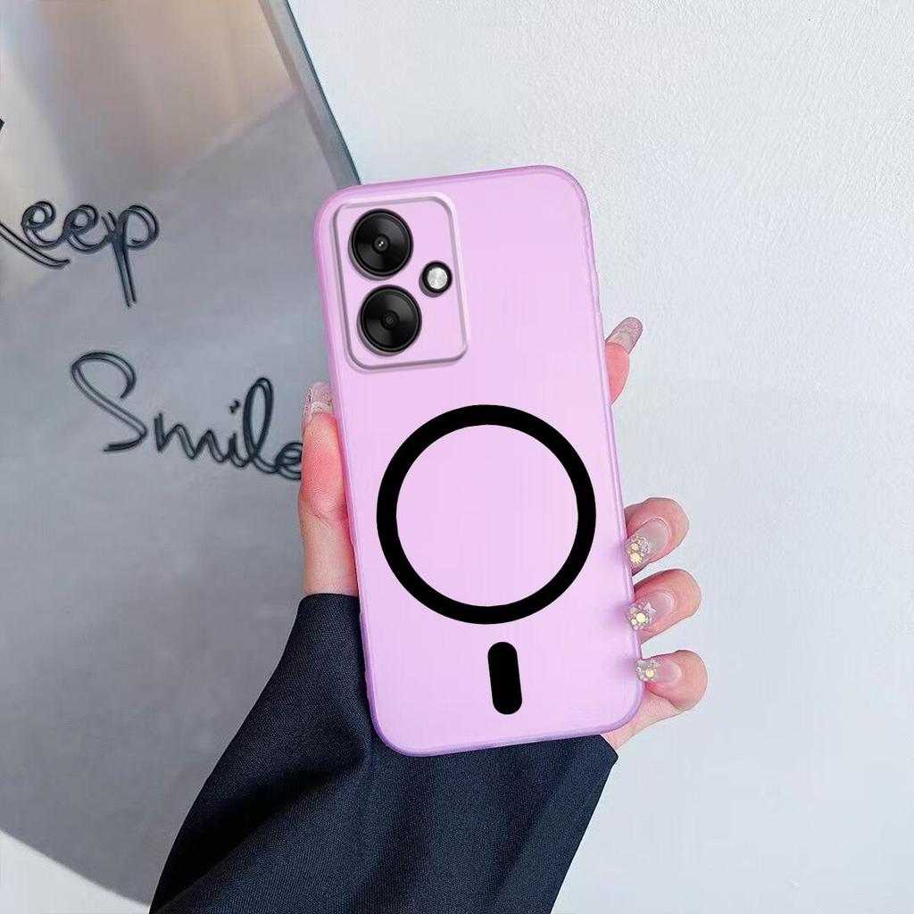 Case for Xiaomi Redmi 13C 5G,POCO M6 5G Premium Magnetic Matte Phone Casing Protection Cover