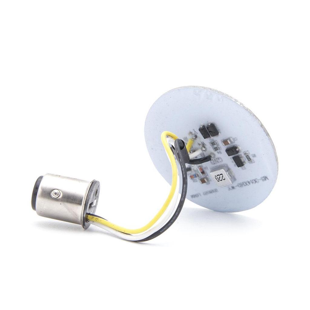 Harley Motorcycle LED Front Signal Light - White/Yellow Daytime Running & Turn Signal