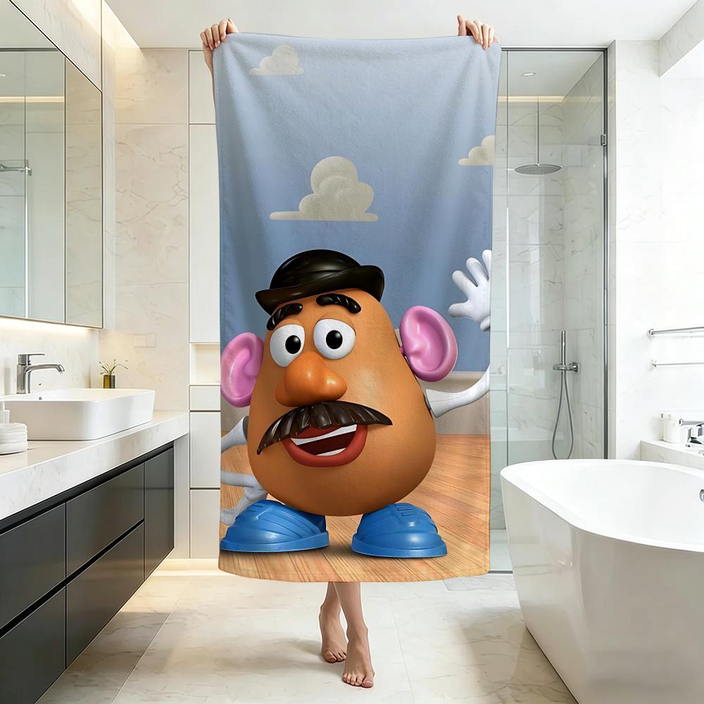 Funny-Potato HeadS Towel Five-Star Hotel Quality Eco-Friendly Ultra Soft Thick Towels & Beach Towels
