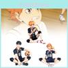Wysokiej jakości figurka Haikyuu z PVC przedstawiająca Shoyo Hinatę i Tobio Kageyamę dla kolekcjonerów
