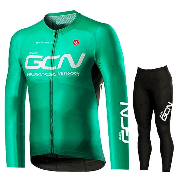 

2025 RAUDAX GCN Red Pro Cycling Jersey Set, Long Sleeve Cycling Clothing, MTB Maillot, Bicycle Sportswear, Road Bike Uniform, 2024 5XL