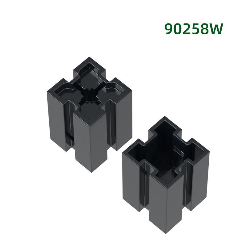 Wange 90258w Small Particle Building Blocks, 12-Sided Column Parts, Compatible Assembly Set