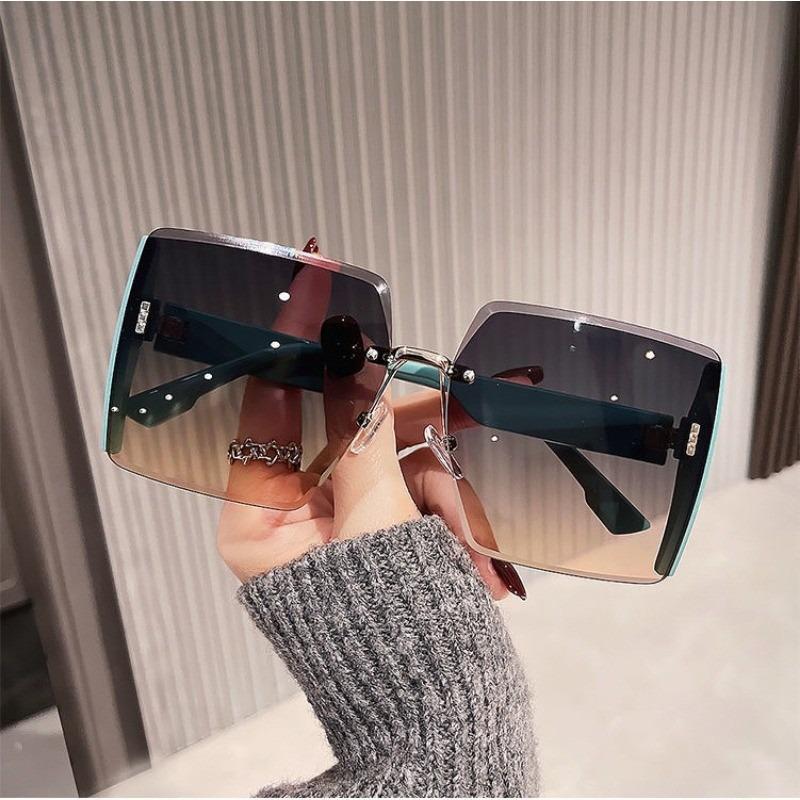 Oversized Square Sunglasses Women Luxury Brand Fashion Large Frame Sun Glasse
