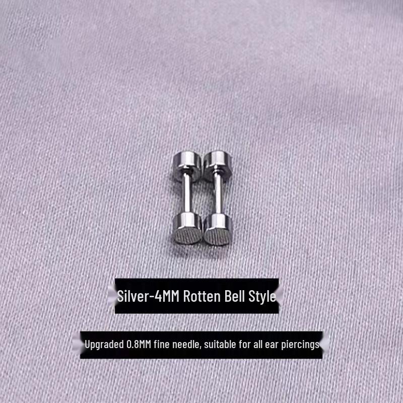 Titanium Steel Spiral Twist Earrings - High-End, Unique Design for Men and Women.