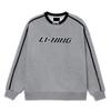 Striped Graphic Sweatshirt 'Grey Black' Men's AWDT581-8