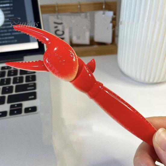 1/3Pcs Ballpoint Pen Adorable Lobster Claw Shape Gel Pen Comfortable Grip Smooth Writing Student Pen for School Home
