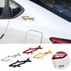 3D Kovová Nálepka na Styling Auta Dutá Ryba Žralok Znak Odznak Nálepky Automobily Motocykel Počítač Viečko Palivovej Nádrže Príslušenstvo Nálepky