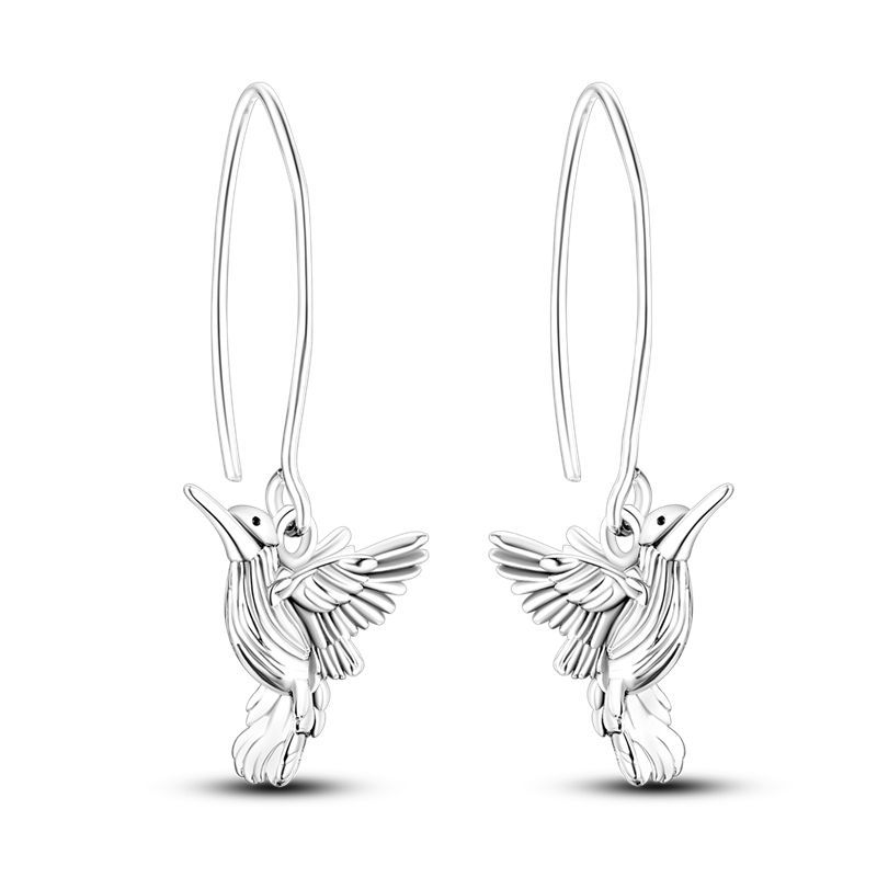 Orstarry 925 Silber Creolen Damen Schmuck Funkelnde Katzen Hunde Tier Ohrstecker Hochzeitsjubiläum Geschenk