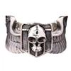 Adjustable Skull Ring Men Women Vintage Punk Gothic Finger Handmade Copper Plated Statement Jewelry