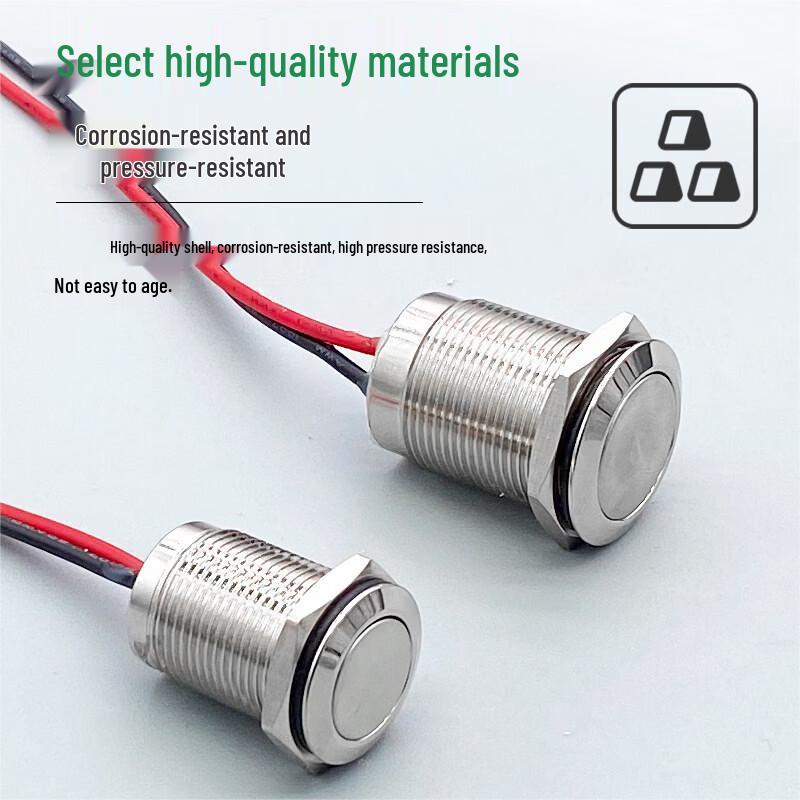 Jingrong Metal LED Push Button Switch