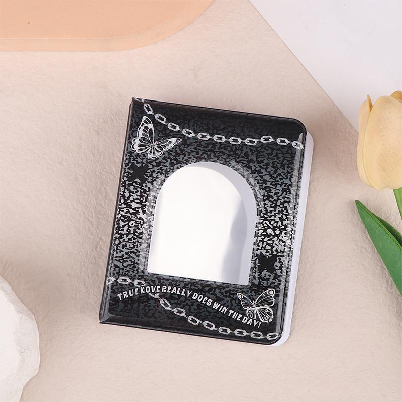 

Альбом Butterfly Hollow 3 дюйма, прозрачная внутренняя страница, альбом для коллекции, папка для карточек Kpop, держатель для фотокарточек