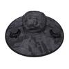 Solar Powered Fan Hat Camo Gray Wide Brim Sun Hat with Solar Fans for Fishing Camping Hiking Beach
