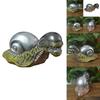 Unique Resin Snail Figurine Creative Home Decor For Halloween And Garden Display