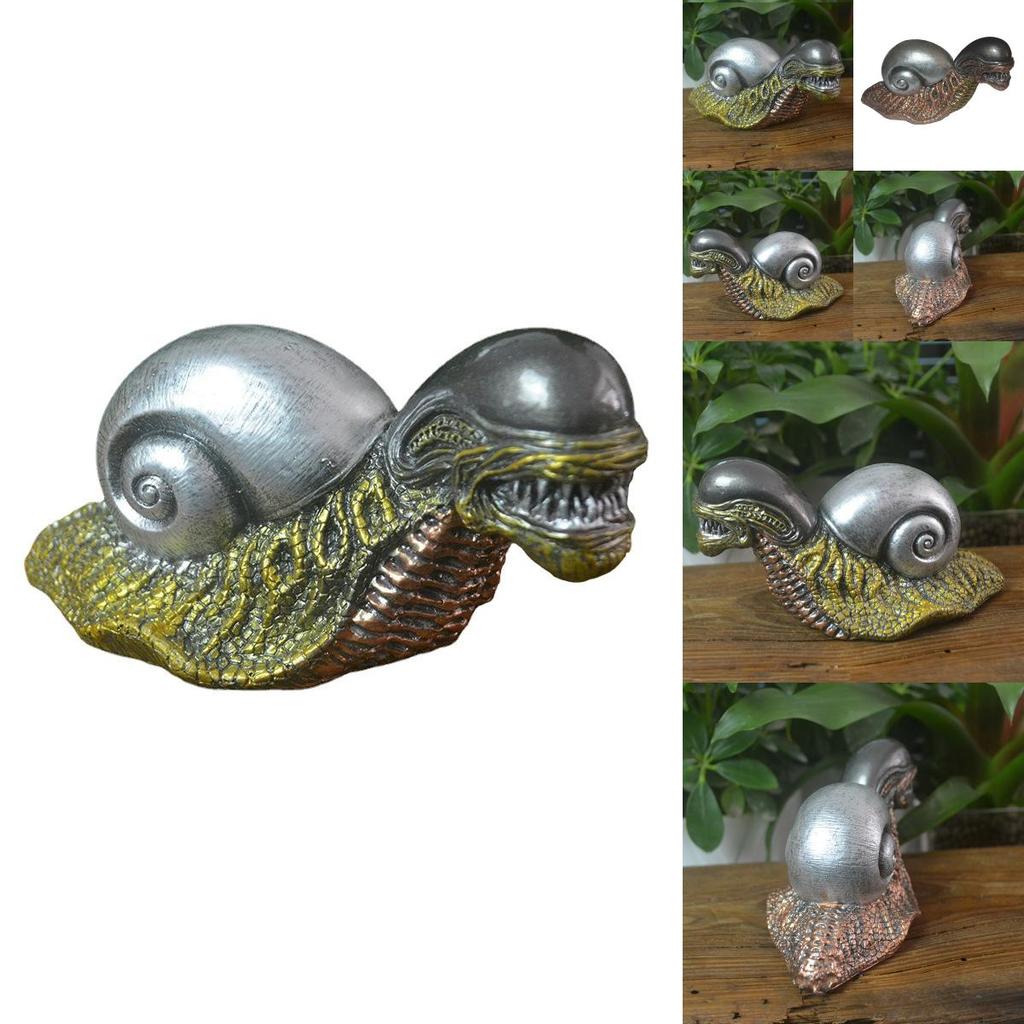 Unique Resin Snail Figurine Creative Home Decor For Halloween And Garden Display