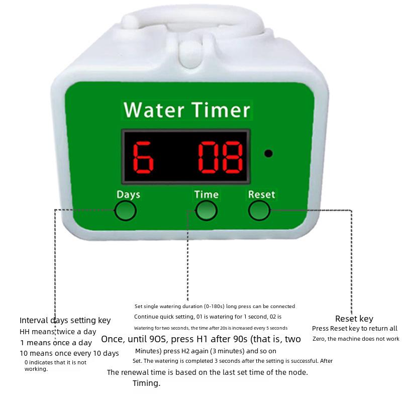 Smart Drip Irrigation Timer for Home Plants and Bonsai