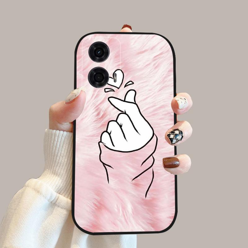 For Motorola Moto G24 Power 4G Case G 24 New Fashion Flower Silicone Soft Back Cover For Moto G04 G04s Phone Case MotoG04 Coque