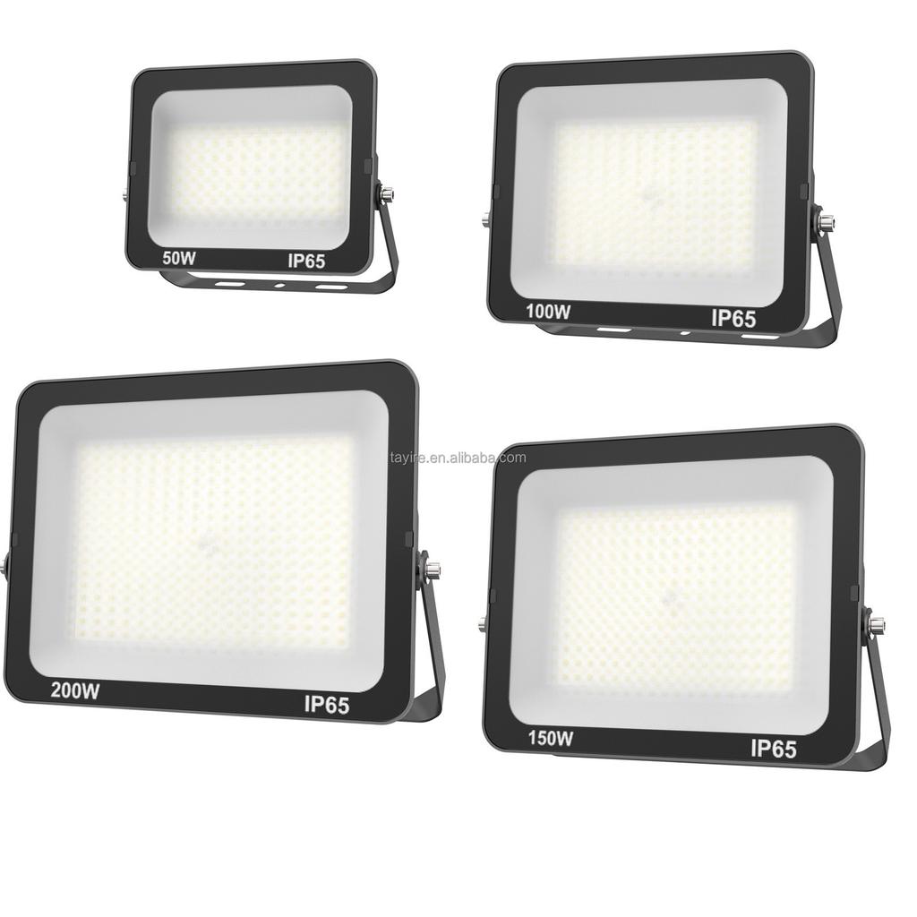 Led Floodlight High Efficiency 80LM/W IP65 Waterproof Outdoor Projector Sports Stadium 50W 100W 150W 200W High-Grade Spotlight