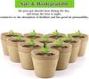 5-20 Pcs 6cm Garden Round Peat Pots Plant Seedling Starters Cups Nursery Herb Seed Tray Planting Tools Eco-friendly Biodegradable