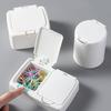 Pop Window Type Storage Box Cotton Swab Box Small Object Classification Drawer Storage Box Cotton Swab Organizer
