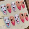 10pcs Hand Painted Gel Press Nails Beautiful Luxury Customized Design Handmade Press On Nails
