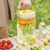 2/2.5/3.5L Cold Water Kettle with Faucet Plastic Drink Dispenser for Refrigerator Fruit Tea Bucket Liquid Beverage Container