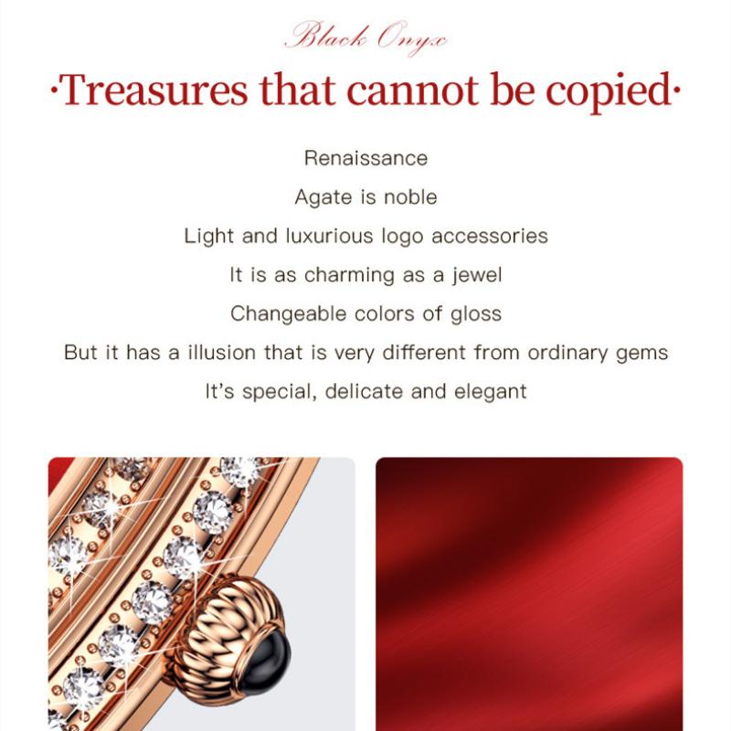 OUPINKE Nouvelle montre pour femme d'affaires et de loisirs de marque Tide avec cadran serpentin incrusté de diamants Montre à quartz étanche haut de gamme de grande valeur