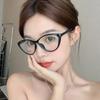 Fashion New Finished Myopia Glasses Vintage Cat Eye Blue Light Blocking Eyewear Men Women Luxury Minus Diopter Eyeglasses
