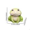 Miniature Frog Statue Clay Mini Tea Pet,Table Centerpiece,Desk Small Sculpture for