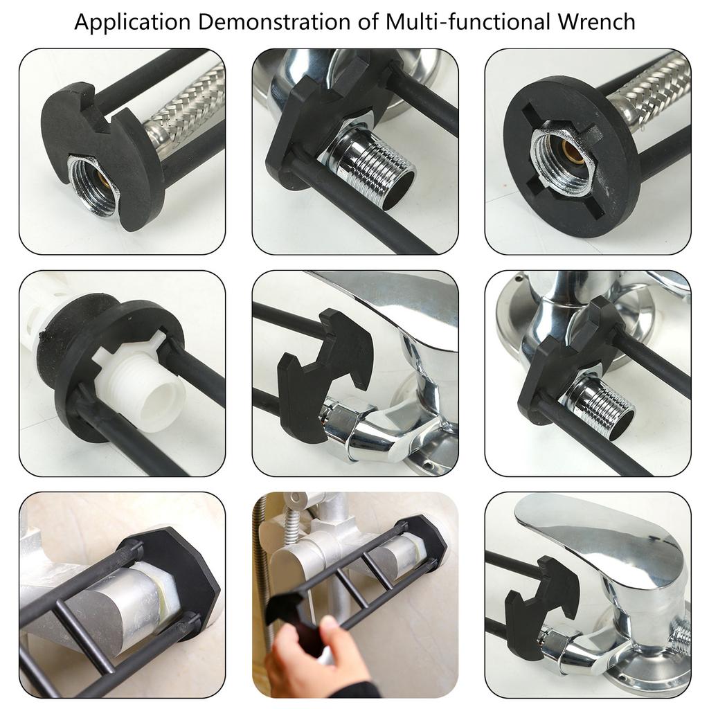 Faucet Installation Tool Basin Faucet Wrench Multifunctional Sink Wrench For Quick Fixes On Sinks And Taps