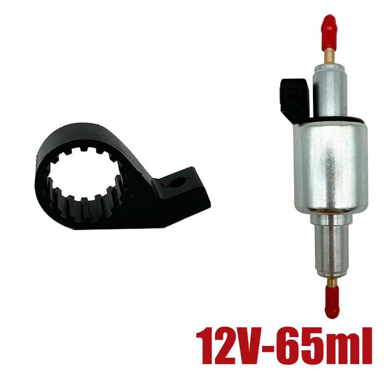 12V/24V Air Diesel Parking Heater Oil Fuel Pump Pulse Meter Pump + Shock Absorption Holder For Webasto Eberspacher 22/28/35/65ml