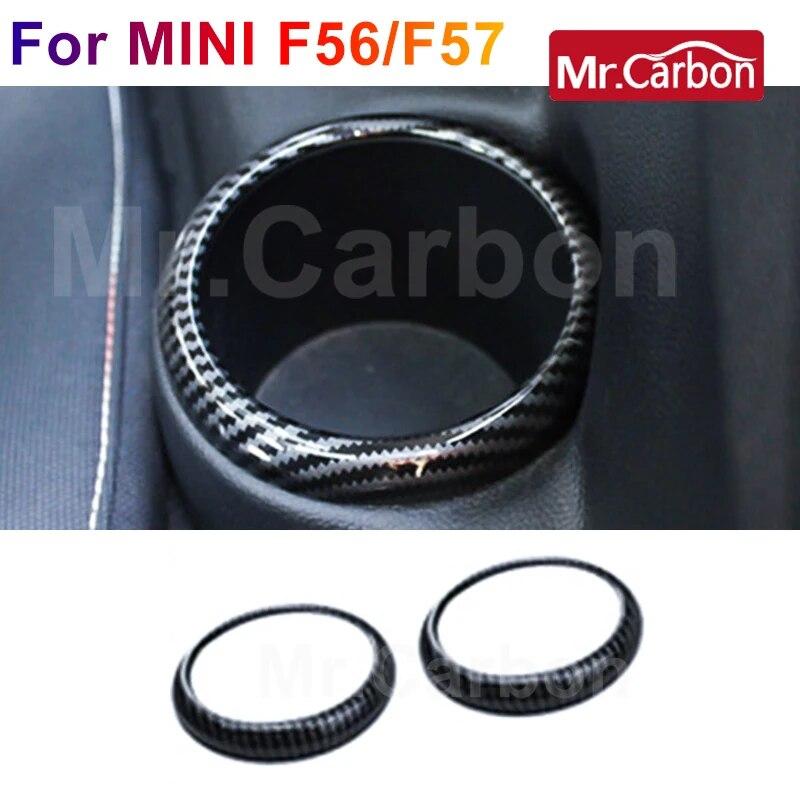 Car Rear Seat Water Cup Holder Decorative Modified Shell For BMW MINI ONE COOPER F55 F56 F57 Interior Modification