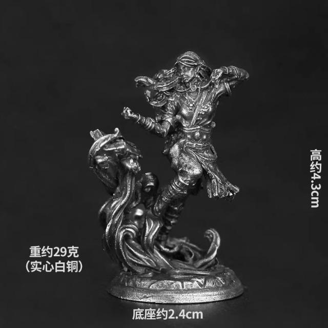 Metal Soldier Action Figure Miniature Board Game Model Desktop Ornament Collection Toy Gift